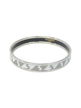 Hermes Bangle Bracelet Silver